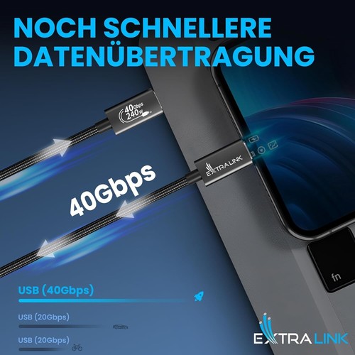 Ladekabel USB C Kabel USB C auf USB C Kabel 240W Schnellladefunktion 2m Handys - Zdjęcie 3 z 5