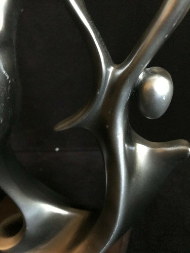 Modern Absract Sculpture~Woman & Child~ 12" High - Picture 6 of 12