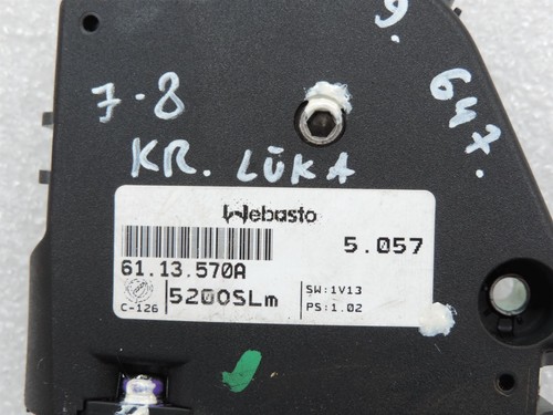 Jeep Renegade Links Schiebedachmotor Stellmotor 77368615 68266525AA - Picture 10 of 11