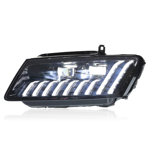 2Pcs LED Headlights Assembly DRL Turn Signal Headlamp For 2008-2018 Audi Q5 - Picture 2 of 10