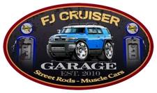 Toyota FJ Cruiser Classic Garage Sign Wall Art Graphic Sticker