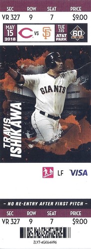 Ticket Stubs Stub San Francisco SF Giants 2018  Mar Apr May Jun Games New Mint  - Picture 22 of 43