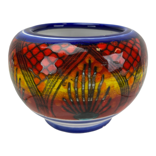 Cottura Ceramic Art Imports Colorful 4" Ball Vase Made In Italy signed N.Ruggeri - Bild 2 von 6