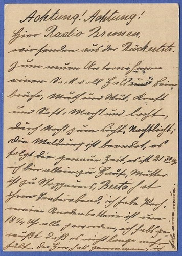 GERMANY 1932 6pf Ebert Used HEYMANN & NEUMANN Bremen Private Ad Postal Card - Picture 2 of 2