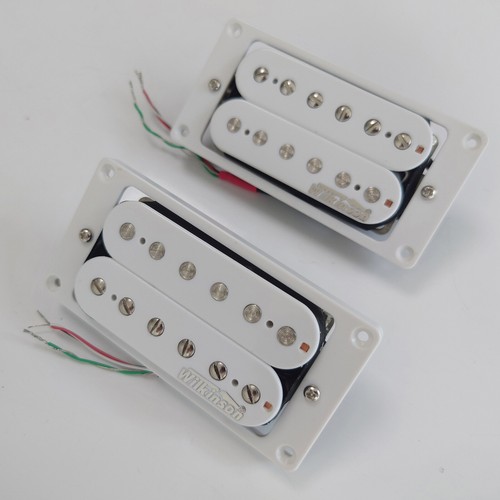 For Gibson Wilkinson Alnico 5 Humbucker Pickup with 1V1T Wiring Harness 4C - Picture 11 of 54