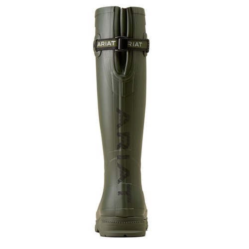 Ariat Kelmarsh Womens Rubber Wellington Boot - Olive Green - Picture 2 of 4