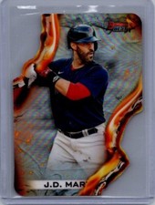 2021 Bowman's Best #HW-20 J.D. Martinez Heatwave Die Cut