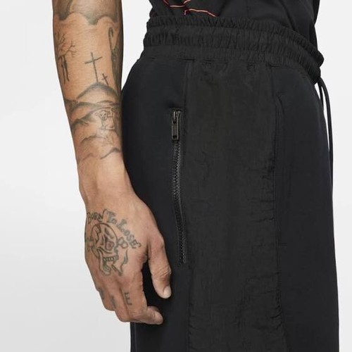 Nike Air Jordan 23 Engineered Shorts Nero Cremisi Pesante Uomo Small - Foto 10 di 12