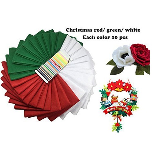 A4 Size Sheet Pack of 20 Bright Multicolor Stiff Felt 1mm Thick Paper for Craft - Picture 243 of 293