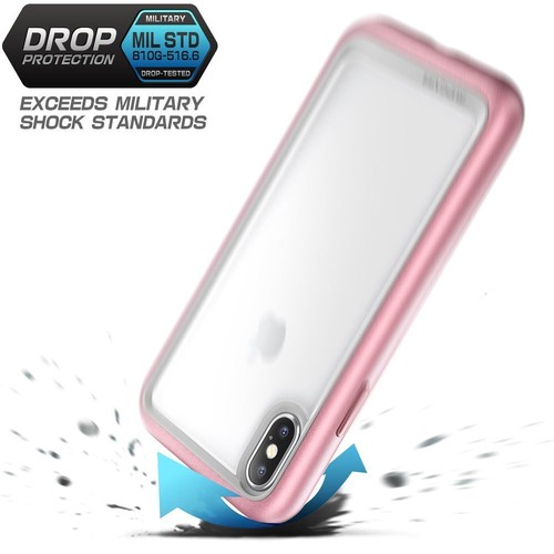 iPhone XS / iPhone X Hybrid Case SUPCASE UB Style Protective RoseGold Cover Case - Picture 5 of 7