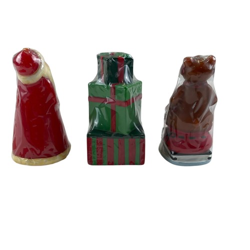 The White Barn Candle Co Christmas Candle North Pole Trio Set Figural NEW - Picture 5 of 11
