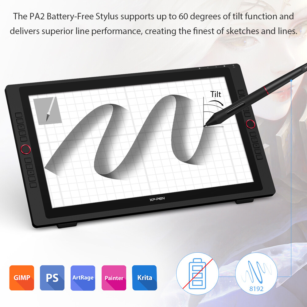 XP-PEN Artist 24 液タブ Pen Display Artist 24 FHD Pen Display Tablet | XPPen US Official Store