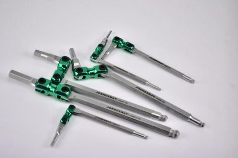 Jonnesway H06W106S 6 Pcs 180 Degree Swivel Hex Key Ball Point 3,4,5,6,8,10 mm - Bild 6 von 8