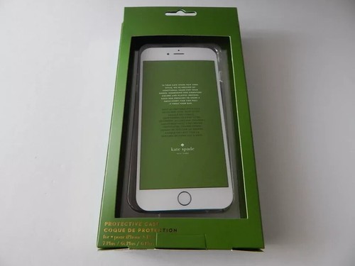 Kate Spade Protective Case for iPhone 8/7/6S/6 Plus with 5.5" Floral/Clear New - Picture 2 of 9
