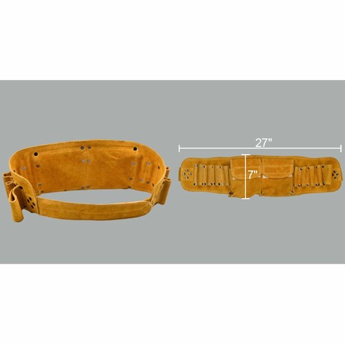 WO Werkzeugtasche Arbeitstasche Ledergürtel Elektriker Wartung Schreiner Holzarbeiter - Bild 3 von 4