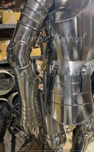 Full Body Armor Knight Suit Medieval Gothic Wearable Of Larp Armour Combat Suit - Picture 3 of 6