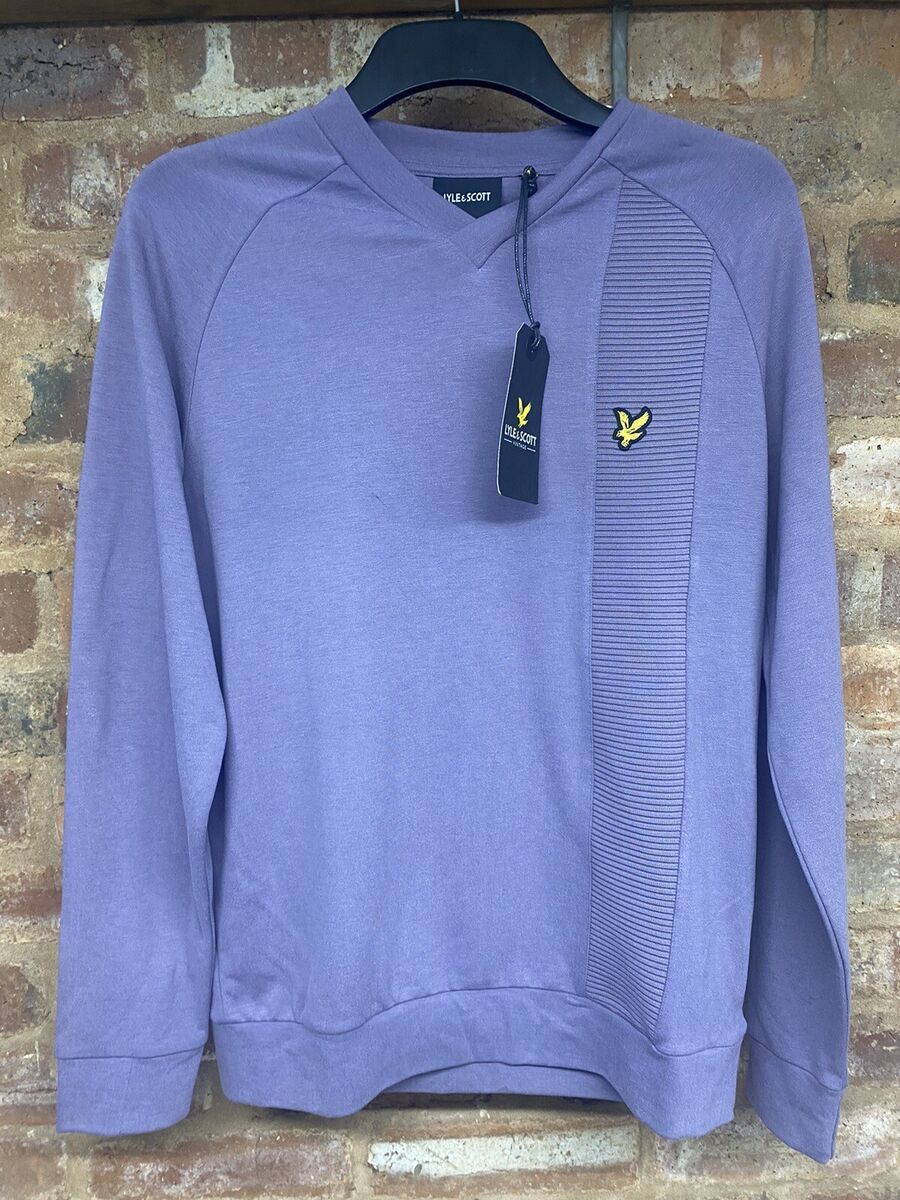 Lyle and scott purple deals jumper