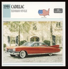 1959 Cadillac Eldorado Seville Classic Cars Card