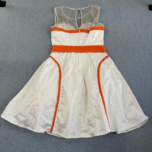 Vestido Star Wars Her Universe BB-8 Talla L Blanco Naranja Juegos con disfraces Cinturón Star Wars - Imagen 8 de 16