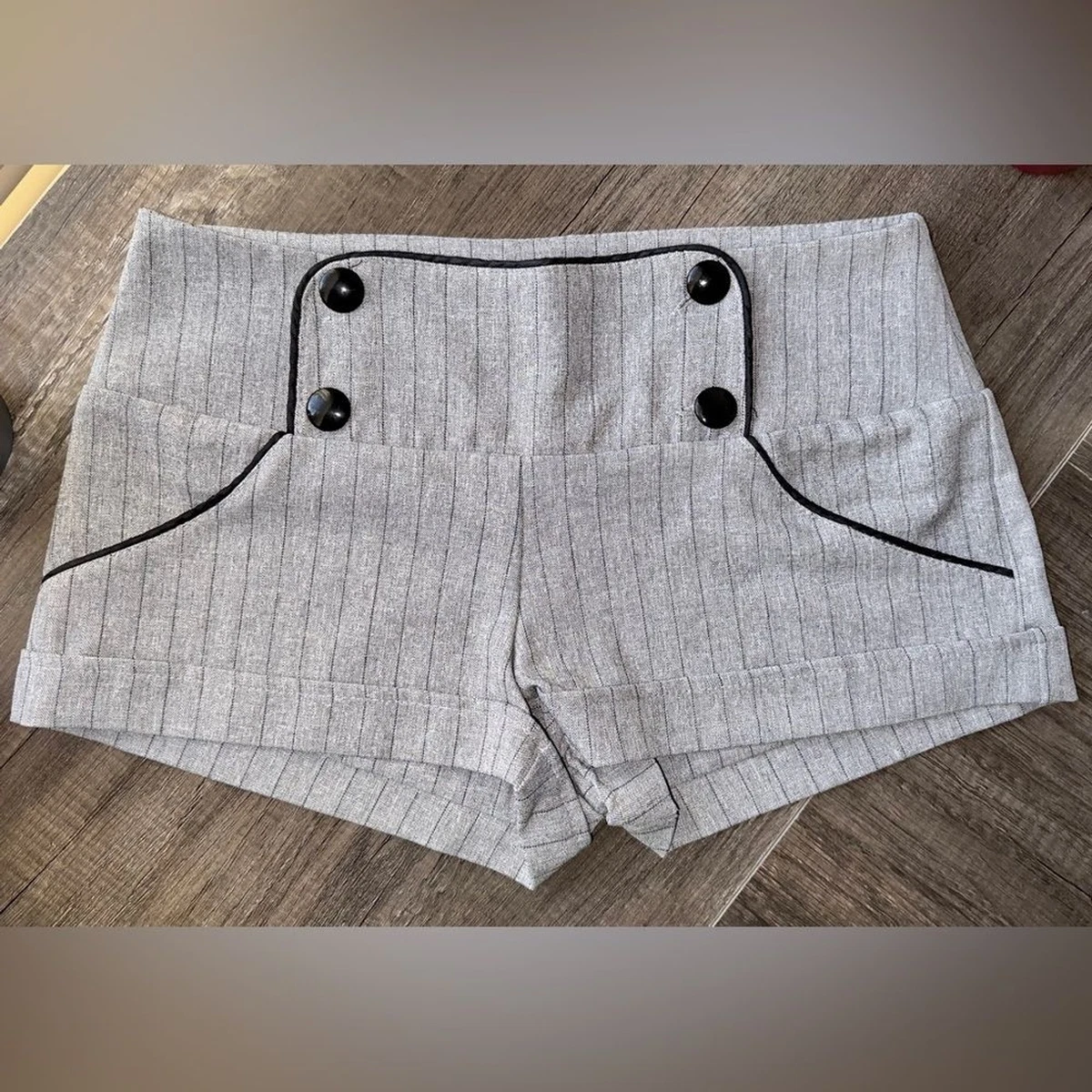 Pinstripe clearance shorts juniors
