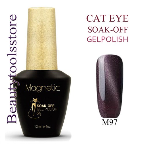 Smalto Gel Camaleonte Occhi di Gatto 3D Magnetico Azzurro Soak Off UV LED 12ml - Foto 19 di 34