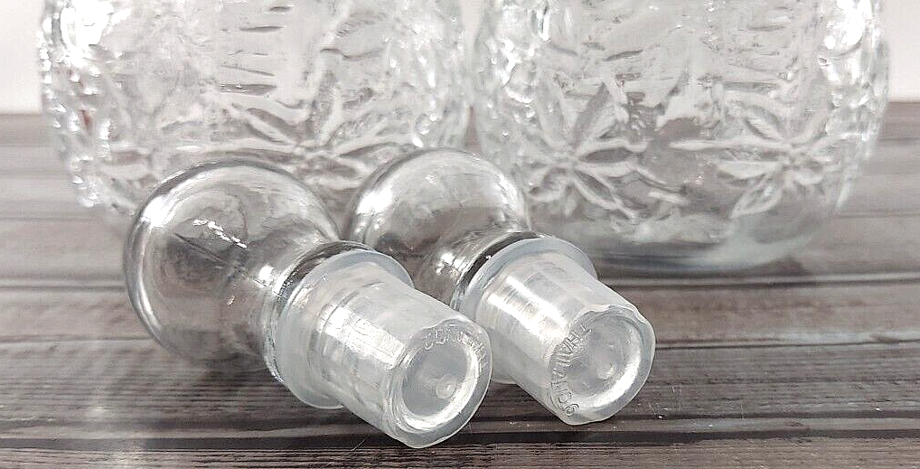 Vintage Princess House Fantasia Crystal Oil and Vinegar Cruets w