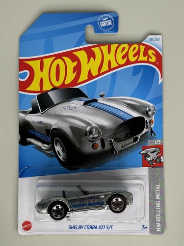 2024 Hot Wheels Shelby Cobra 427 S/C HW Rolling Metal "L" Case "ZAMAC" Lot of 2 - Picture 5 of 19