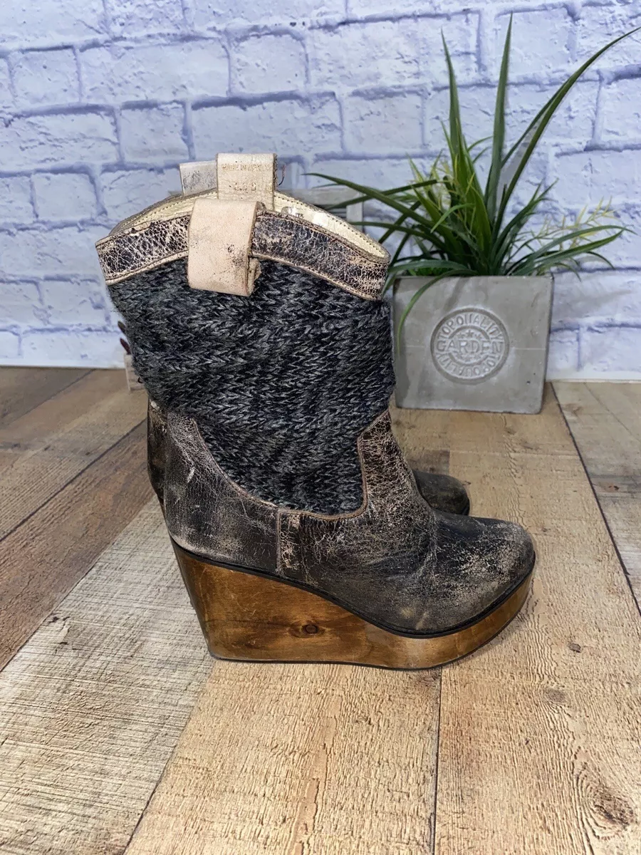 Bed stu wedge boots hotsell