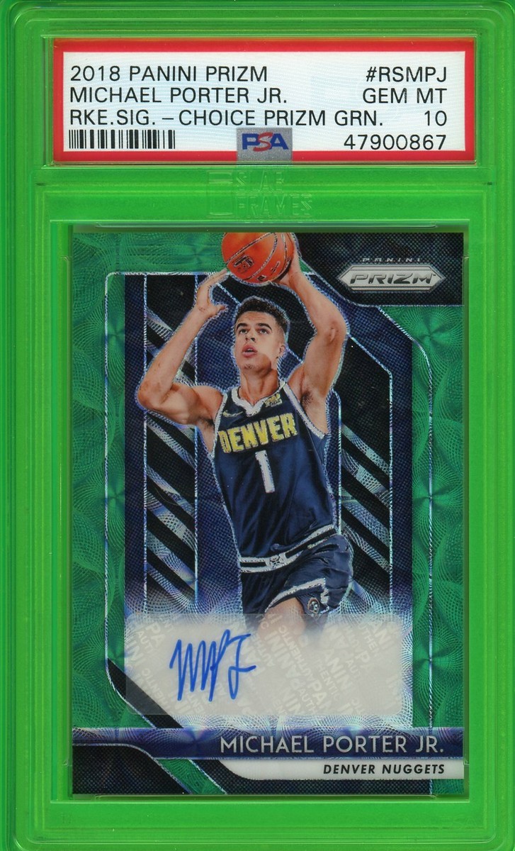 2018-19 Panini Status Michael Porter Jr Rookie RC #136 PSA