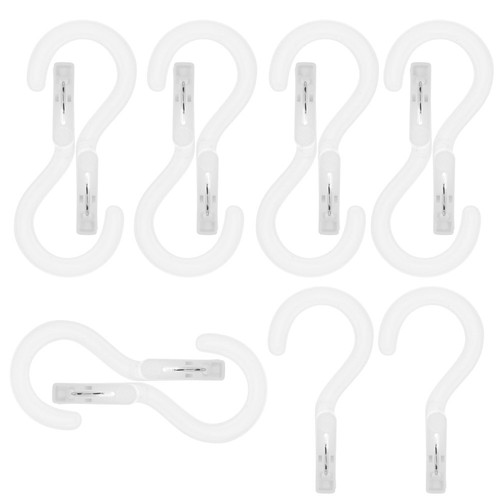 12 Pcs Clothes Hangers with Clips Clothespin Laundry Hooks Clothing Store - Picture 7 of 12