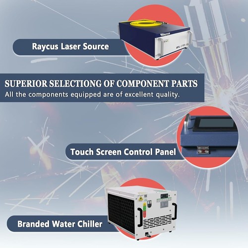 Fiber Laser Welding Machine 3000W Raycus Handheld Laser Welder 380V 50/60Hz - Picture 5 of 8