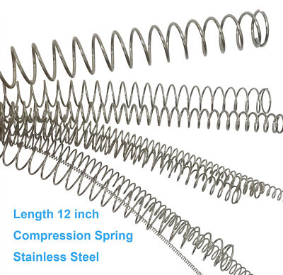 #ad #ad 12#x27;#x27; inch L Compression Spring Stainless Steel Pressure Springs Wire Dia 2mm 6mm $138.92