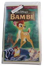 Bambi 55th Anniversary Walt Disney Masterpiece VHS Limited Edition Classic