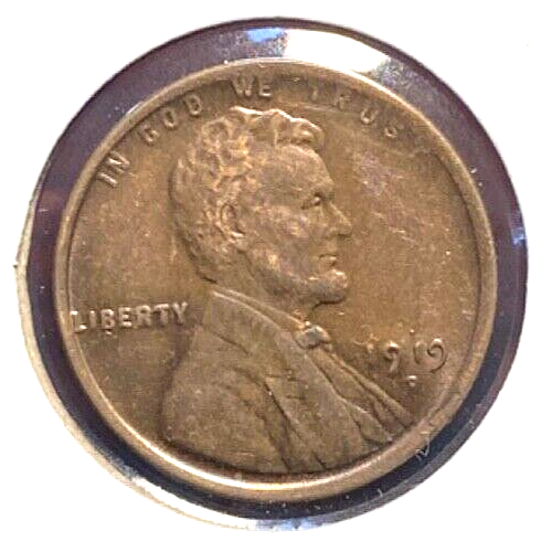 1919-D Lincoln Wheat Penny Cent- Almost Uncirculated Condition 01 - Picture 3 of 4