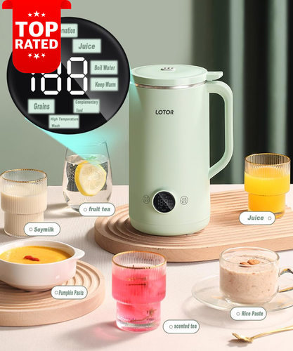 Soy Milk Maker 600ML Nut Milk Maker Homemade Soy Rice Paste Juice Self-Cleaning - Picture 6 of 12