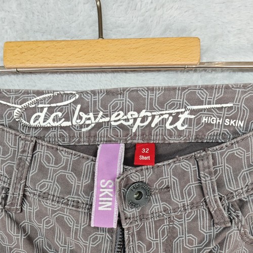 EDC Esprit Jeans Damen Hose Gr. W32 Braun High Skin Danim Baumwolle elastische  - Bild 4 von 12