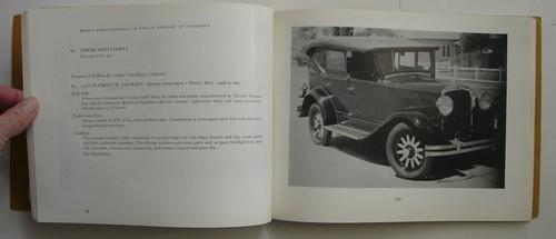 Antique & Classic Automobiles, 1969 Parke-Bernet Galleries Auction Catalog #2884 - Picture 5 of 5
