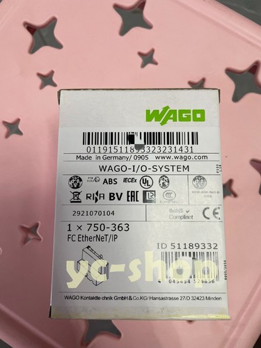 1PZ WAGO 750-363 1PCS nuovo adattatore bus di campo EtherNet/IP; generazione 4; ECO* - Foto 4 di 5