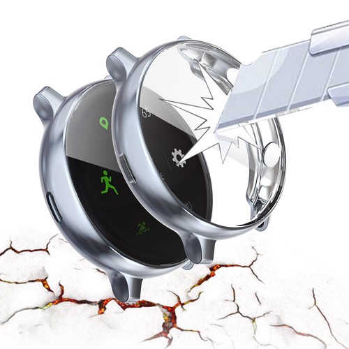 2 Pack Case Cover Screen Protector For Samsung Galaxy Watch Active 2 40mm 44mm - Picture 57 of 110