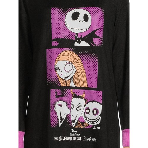 Disney Women’s Nightmare Before Christmas Sleepshirt + Match Socks 3 screen - Picture 4 of 7