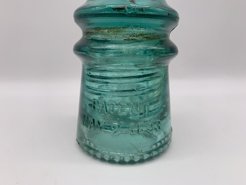 Hemingray No. 9 Turqouise 1893 Insulator - Picture 3 of 6