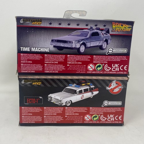 Coche diecast Jada Toys BTTF II Time Machine Delorian y Ecto 1 Cazafantasmas 1:32 - Imagen 4 de 4