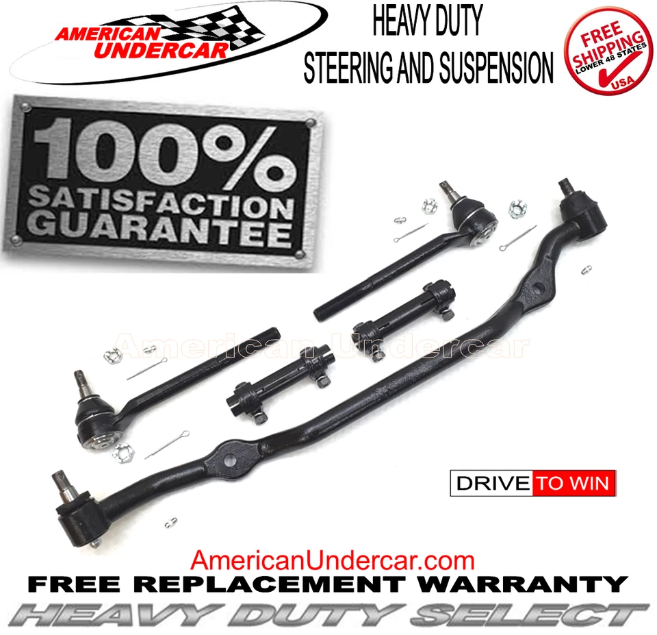 高清雪佛兰科迈罗 1972 - 1974 领带杆调节套管中心链接套件 — 第 2/4 张图片