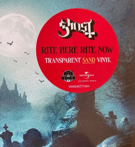 Ghost – Rite Here Rite Now - Scandinavian Transparent Sand Coloured 2LP - New - Picture 3 of 7