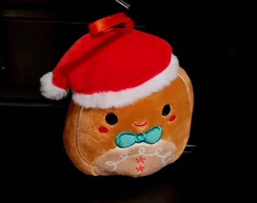 Squishmallow Kellytoy 2021 Weihnachten 4 Zoll Jordan der Lebkuchen Plüschtier - Bild 2 von 4