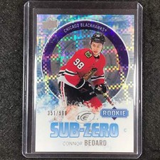 2023-24 UD Ice Hockey CONNOR BEDARD Sub Zero Rookie Base 351/599 #
