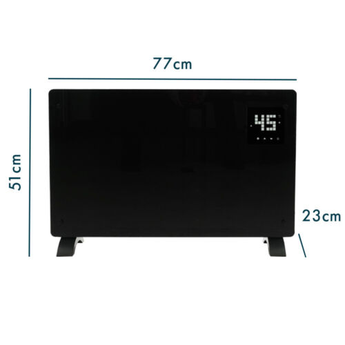 Airwave 2Kw WLAN Glas Panel Heizung mit Timer Wand oder Boden montiert - Bild 26 von 28