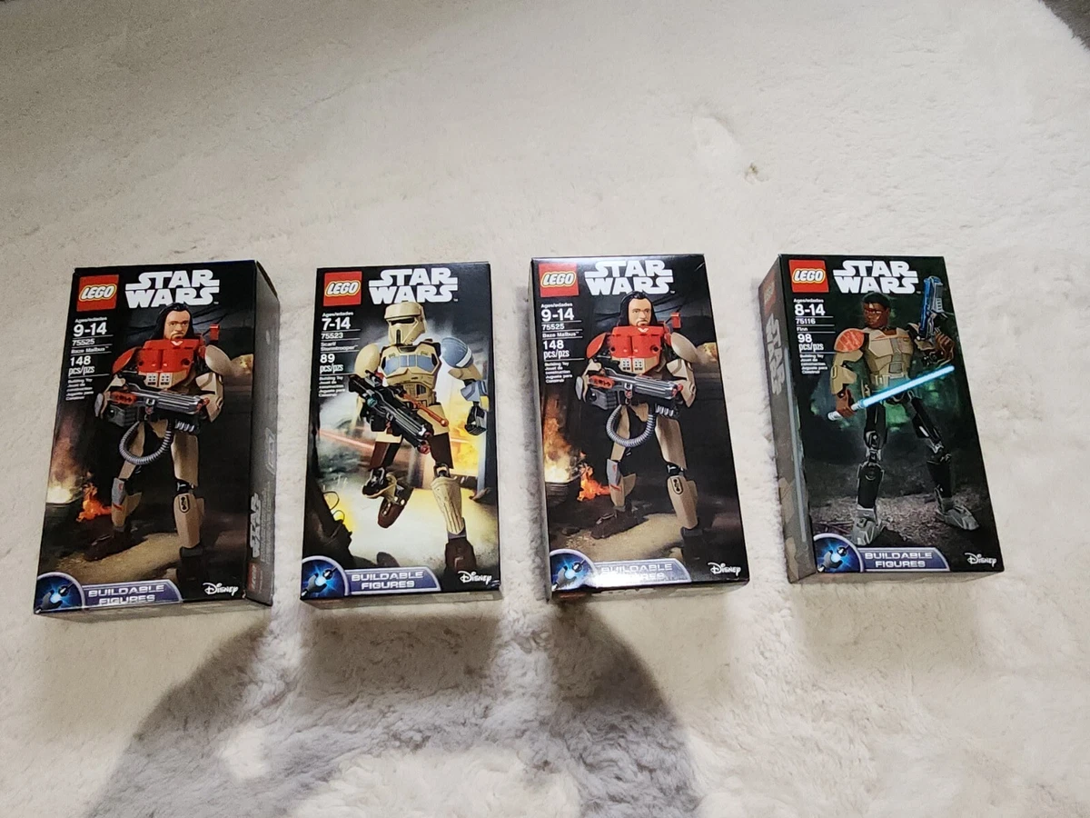 LEGO Star Wars Buildable Figures Lot 75121 75524 75525 75116