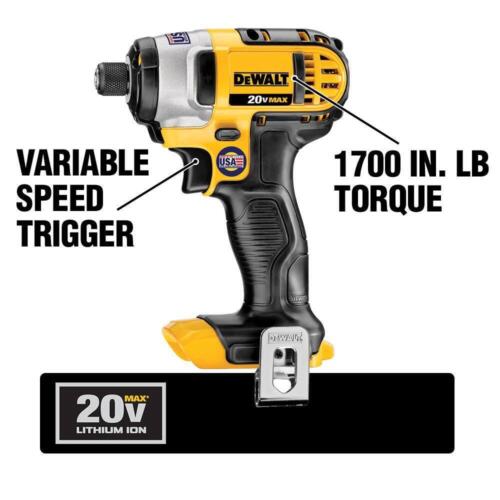 DEWALT 6-Tool Cordless Combo Kit 20V MAX Brushed + Brushless w/ Orbital Sander - Picture 5 of 11