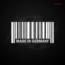 Made In Germany Barcode Upc Vinyl Decal Sticker Stance 385 Made In Germany Barcode Upc Vinyl Decal Sticker Stance 385